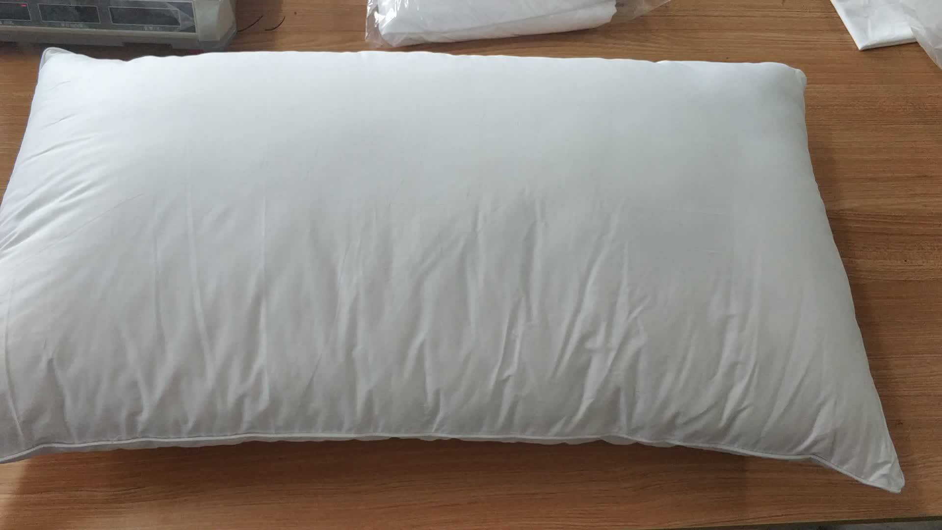 Wholesale Cheap Soft Woven Cotton Hilton Hotel Bed Pillow For Hotel