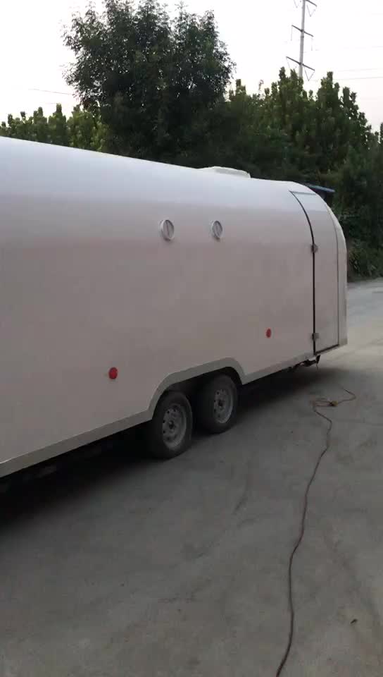 Concession Trailer Food Truck Air Conditioner Equipped In Mobile Food Trailer Food Warmer