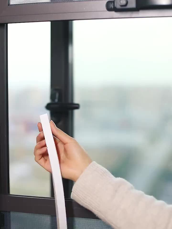 D-Shape Foam Weather Stripping - 8.2FT High Elasticity Door & Window Seal Tape (White, 2 Rolls)