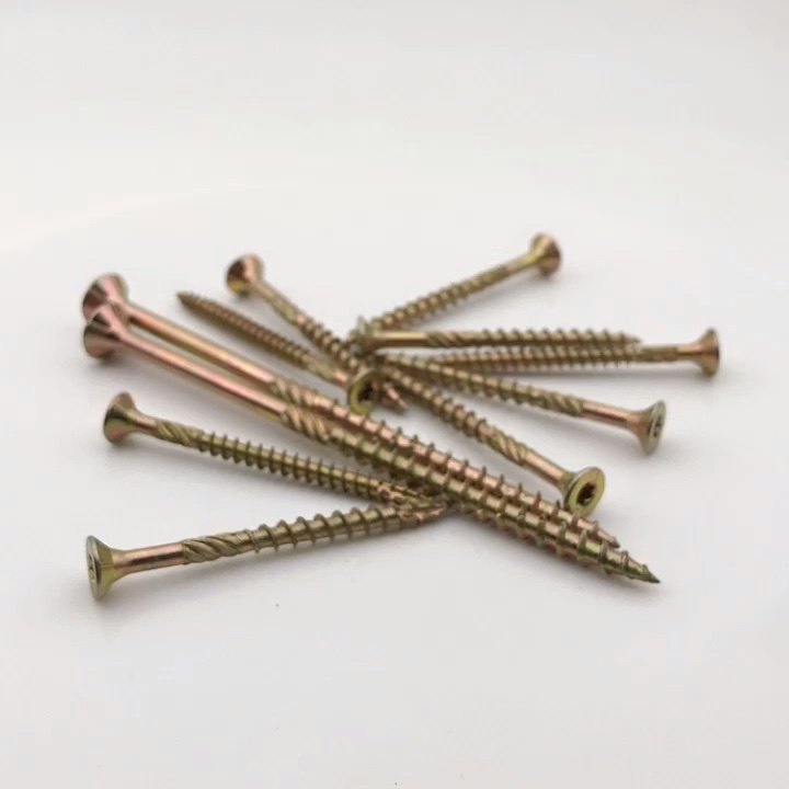 Countersunk Pz Drive Chipboard Screws Yellow Zinc Galvanized Buy