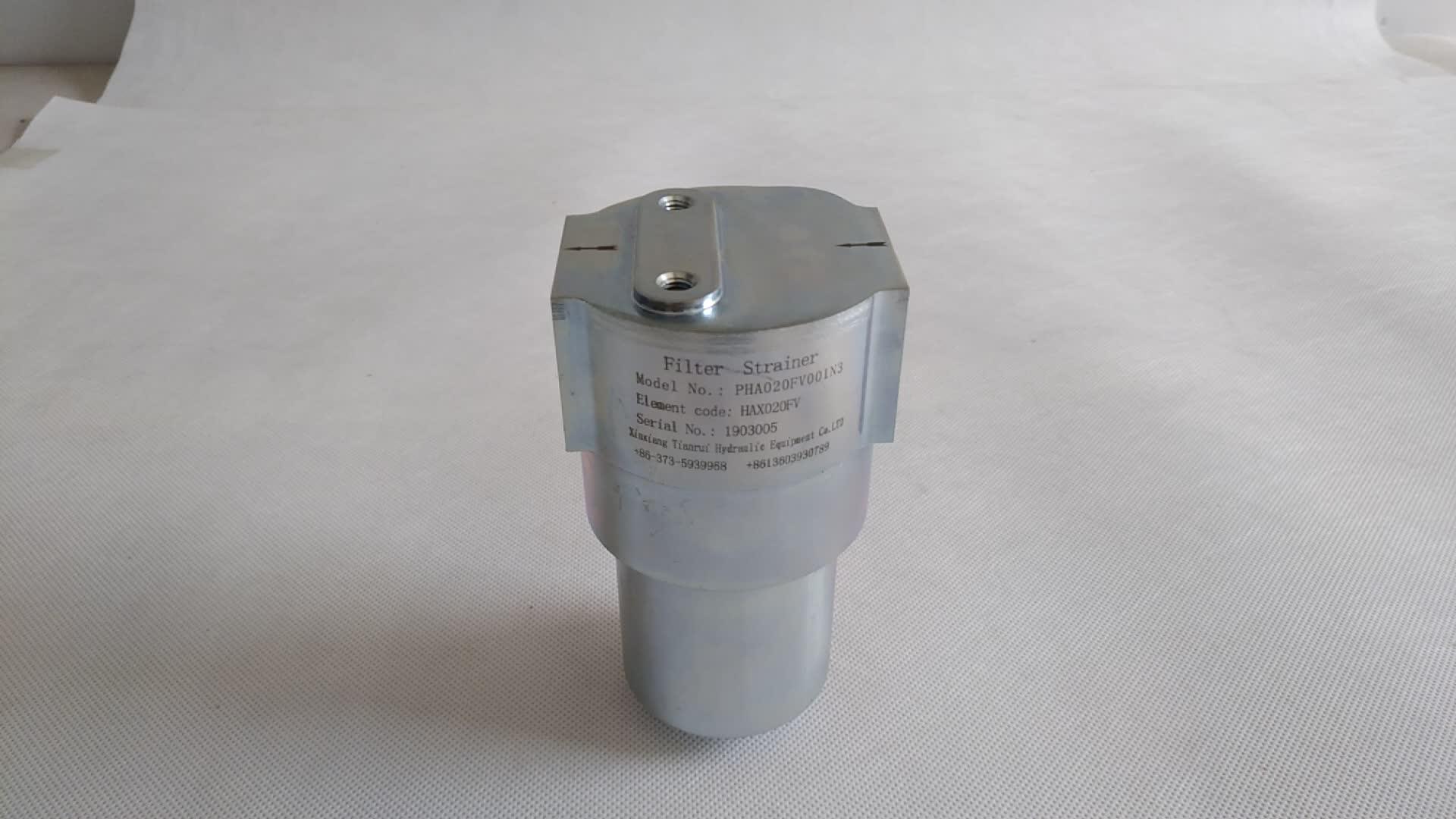 Pha110 Hydraulic System Mineral Oil Filter High Pressure Filter Housing