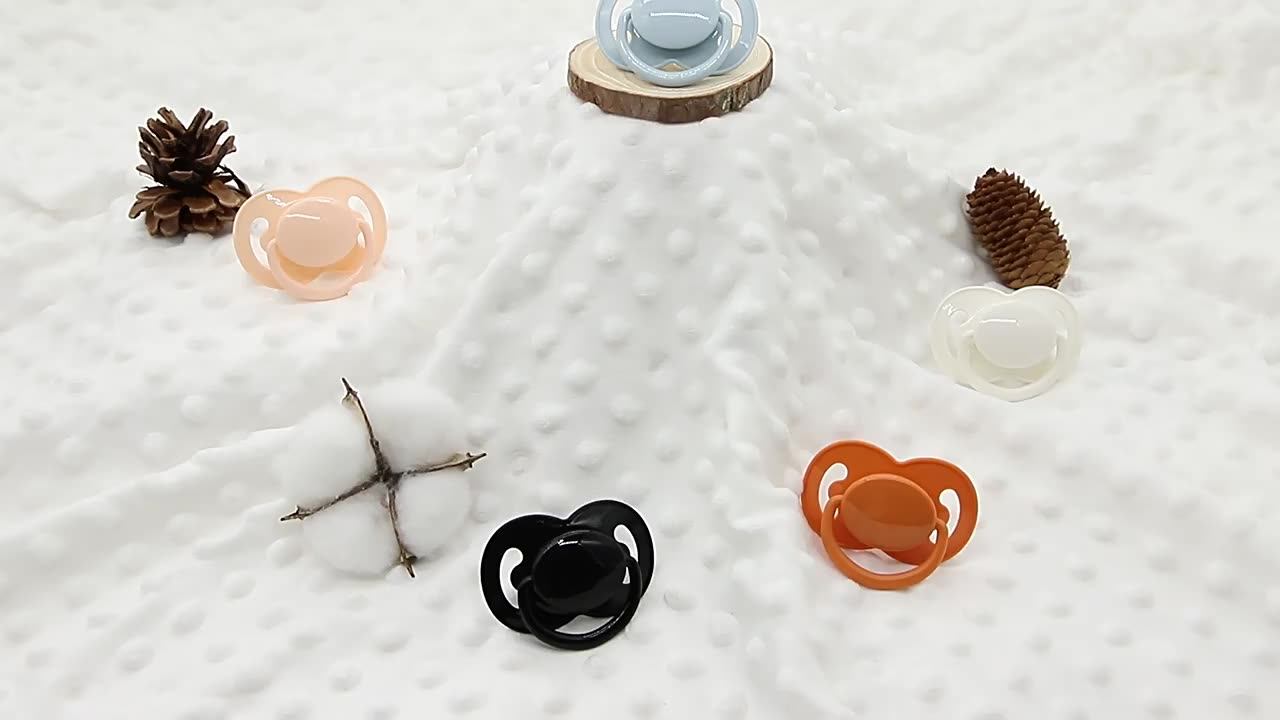 Bpa Free Silicone Baby Pacifier Silicone Newborn Pacifiers With Soft Nipples For 06 Month And 6