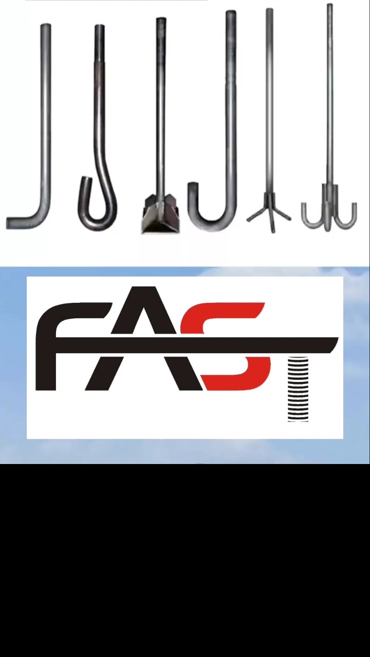 Astm A325 M10 M16 M24 M25 M30 M36 Stainless Steel Anchor Bolts F1554 J