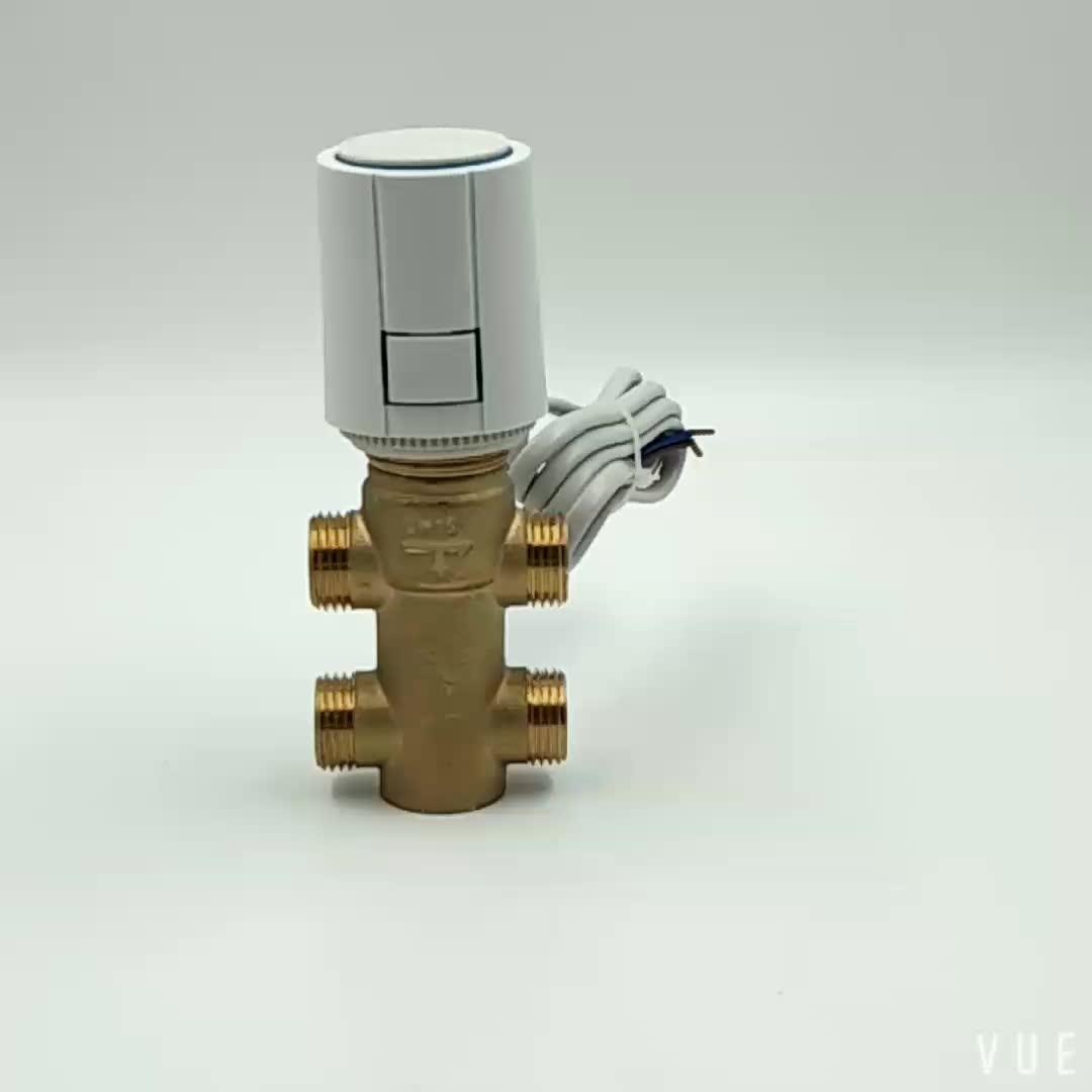 Trade Assurance Dn20 Thermostatic Fan Coil Electro Valve With Thermal