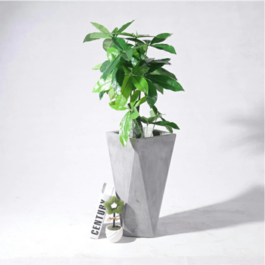 White Pots For Flowers Large Outdoor Tall Flower Pots Cement Eco