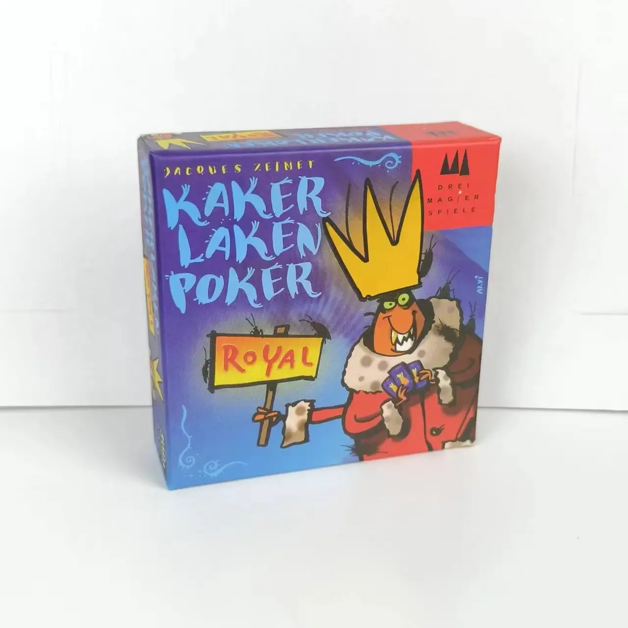 KAKER LAKEN POKER:ROYAL English German cockroach cheating moth series German adult children