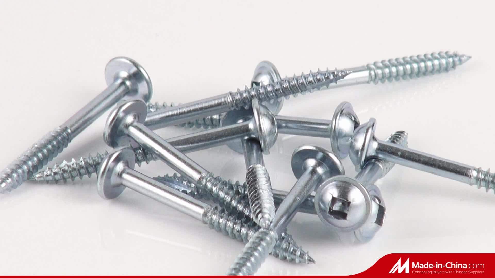 Torx Construction Wood Chipboard Decking Screws With Yellow Zinc Plated