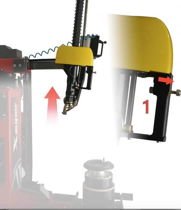 Touchless Tire Changing Machine For 32 Inch Tire With Italian Design