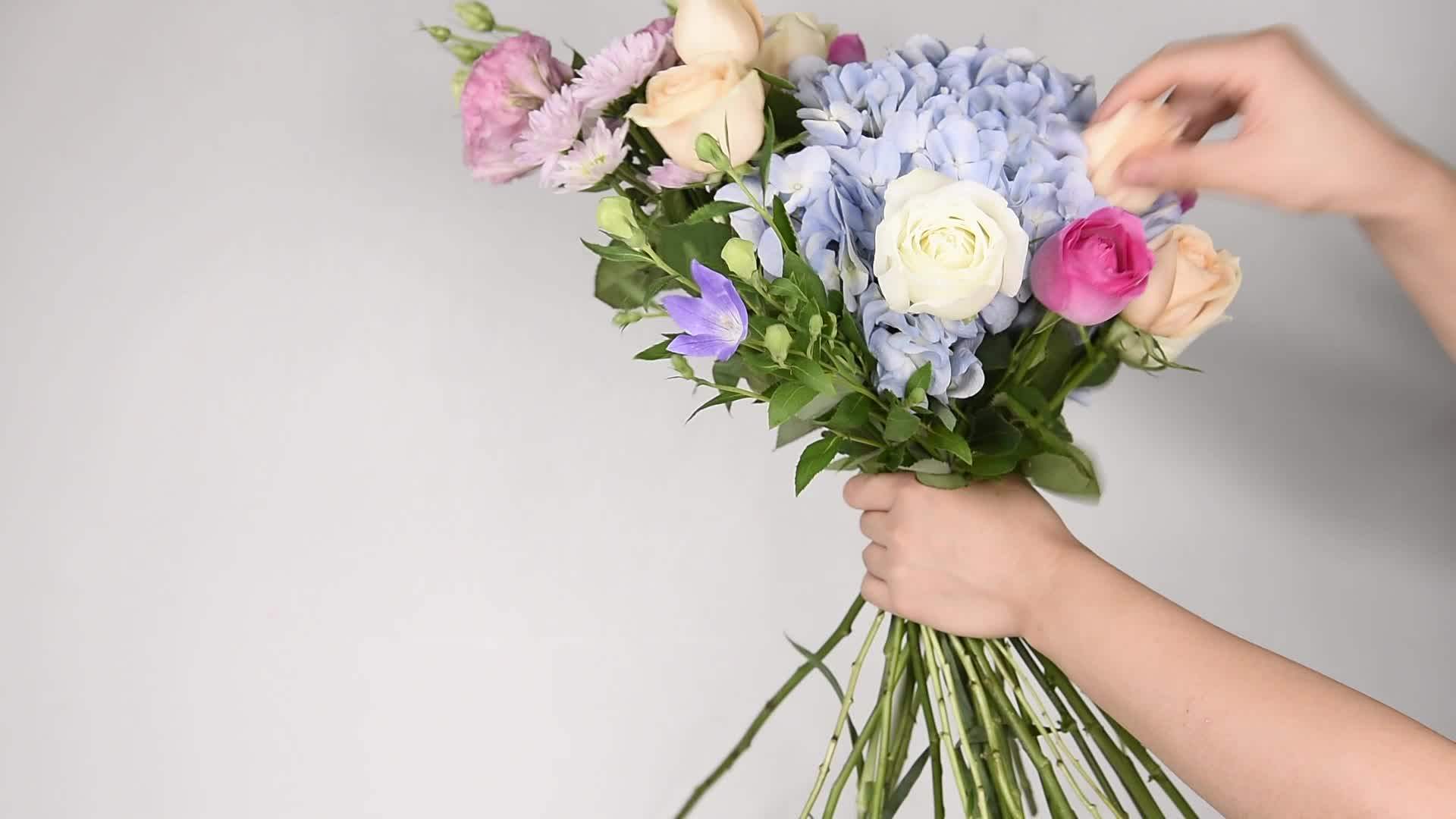 Customized Tissue Flower Shop Special Purple Flower Wrapping Paper Roll