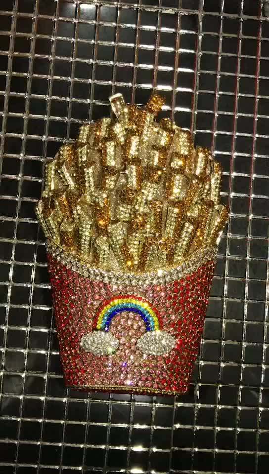Rhinestone Fries Evening Clutches Bag Popular Diamond Bag Buy Rhinestone Evening Clutches