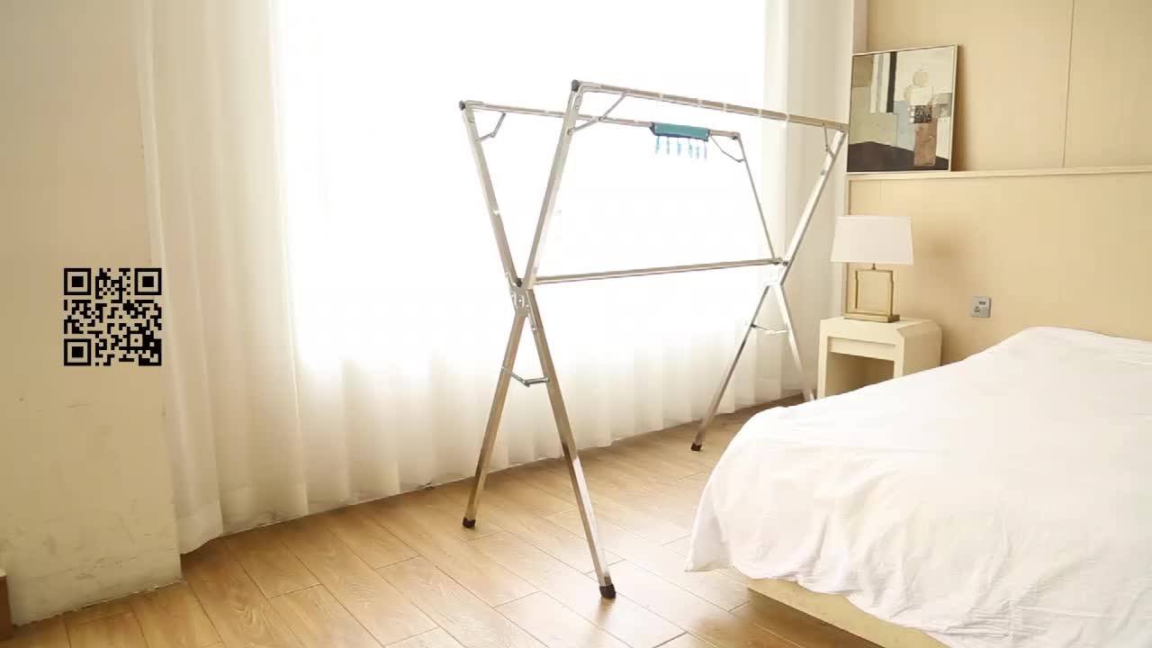 Outdoor Universal Clothes Drying Racks,Foldable Stainless Steel Cloth