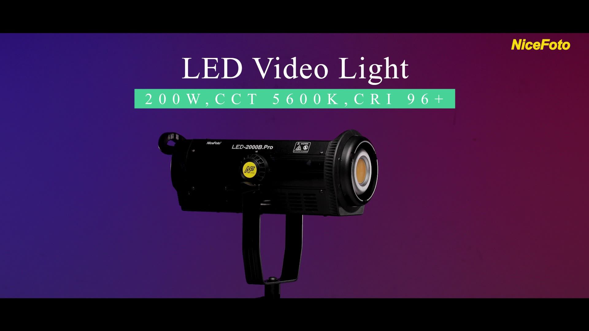 Led3000b.pro Nicefoto 300w Professional Bowens Mount Ac Power Supply