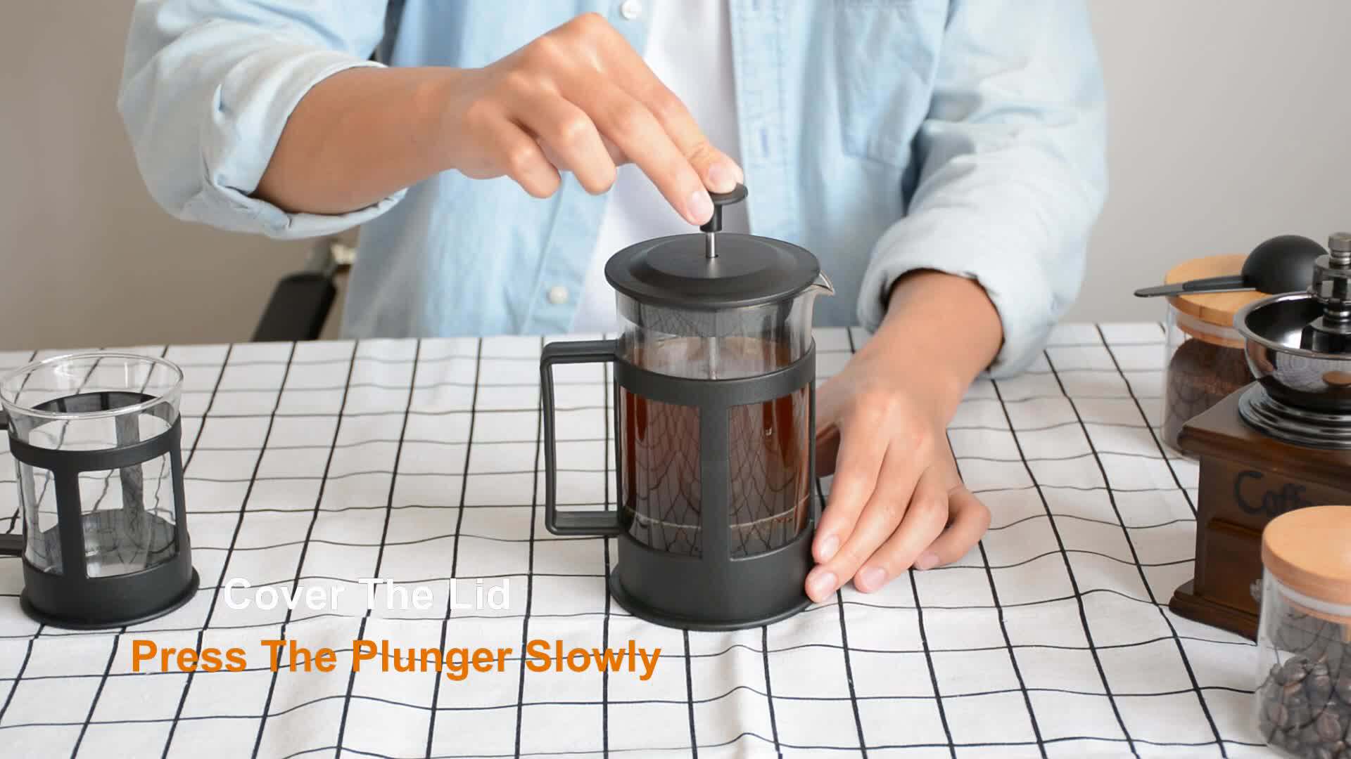 Tcmp001 Mexican Wholesale 350ml Plastic Glass Plastic French Coffee