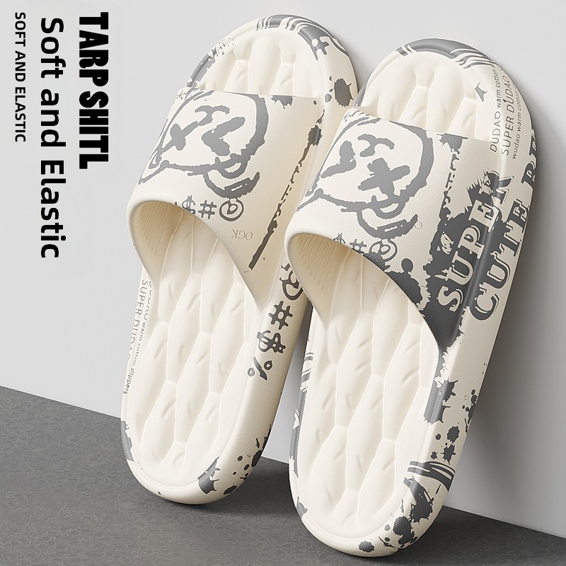 soft sole Men's Summer Slippers for Outdoor Wear 2026 New Indoor Home Non-Slip Odor-Resistant Large Size Eva Sandals for Men
