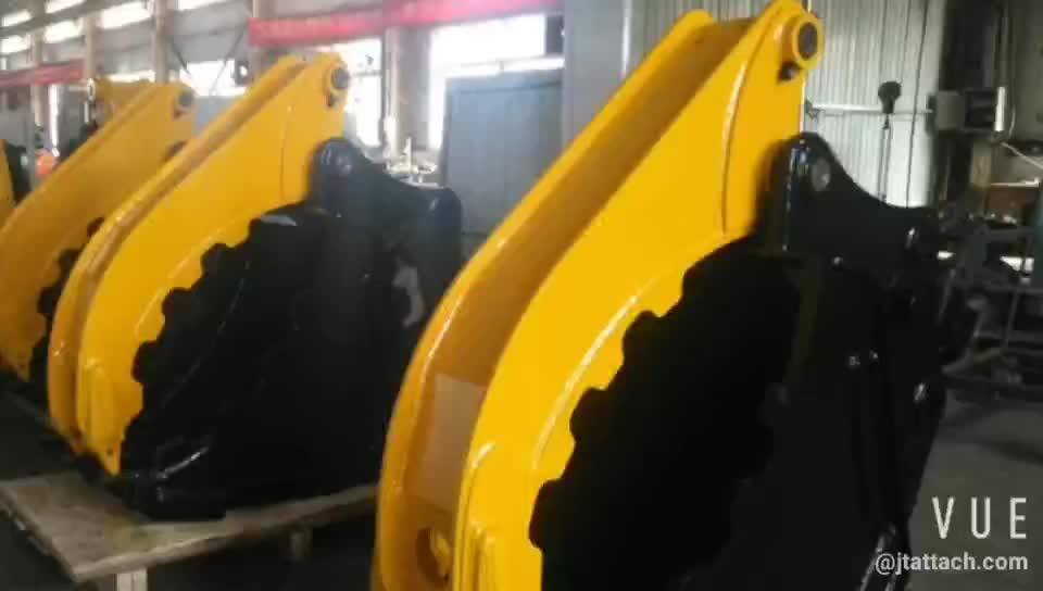 Excavator Hydraulic Thumb Grapple Brush Clamp Excavator Attachment