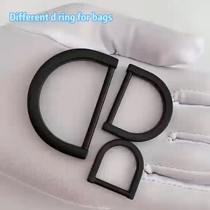 Custom Bag Hardware Engraving Logo Metal Adjustable Buckle Colored