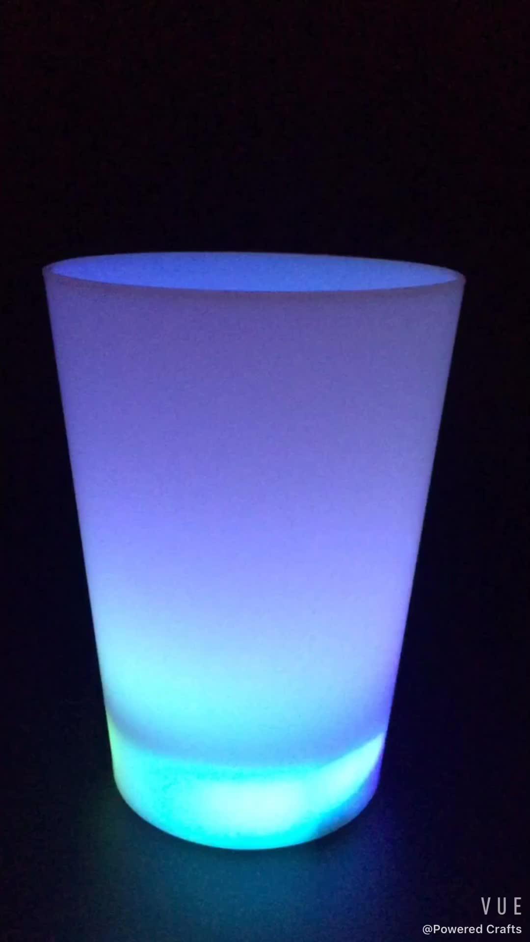 Color Changing Led Plastic Beer Cup Drinking Glass - Buy Color Changing
