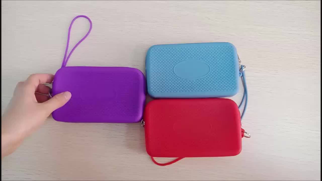 Waterproof Silicone Rubber Mobile Phone Cosmetic Zipper Pouch Buy Cosmetic Zipper Pouch