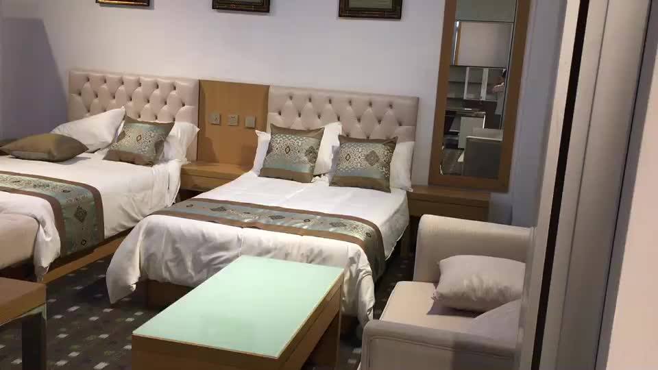 Latest Luxury Hotel Guest King Size Bed Bedroom Set Furniture Designs