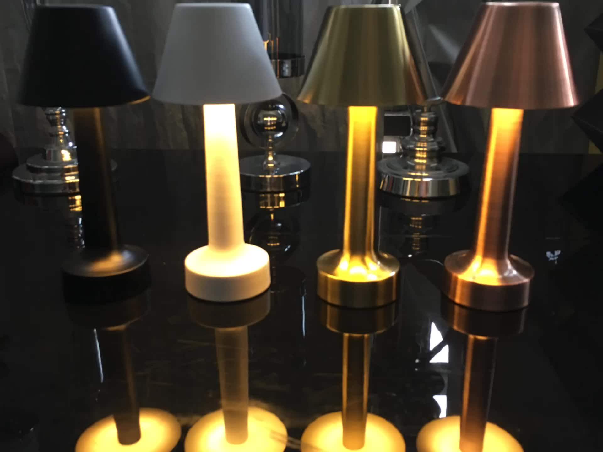 Energy Saving Rechargeable Cordless Modern Led Table Lamp For
