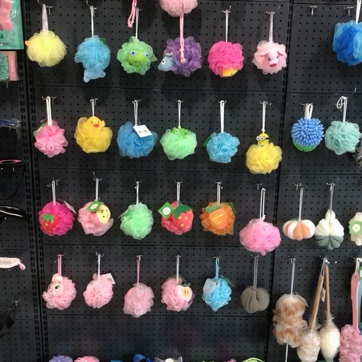 Eco Duck Back Scrubber Shower Mesh Sponge Animal Sponge For Shower