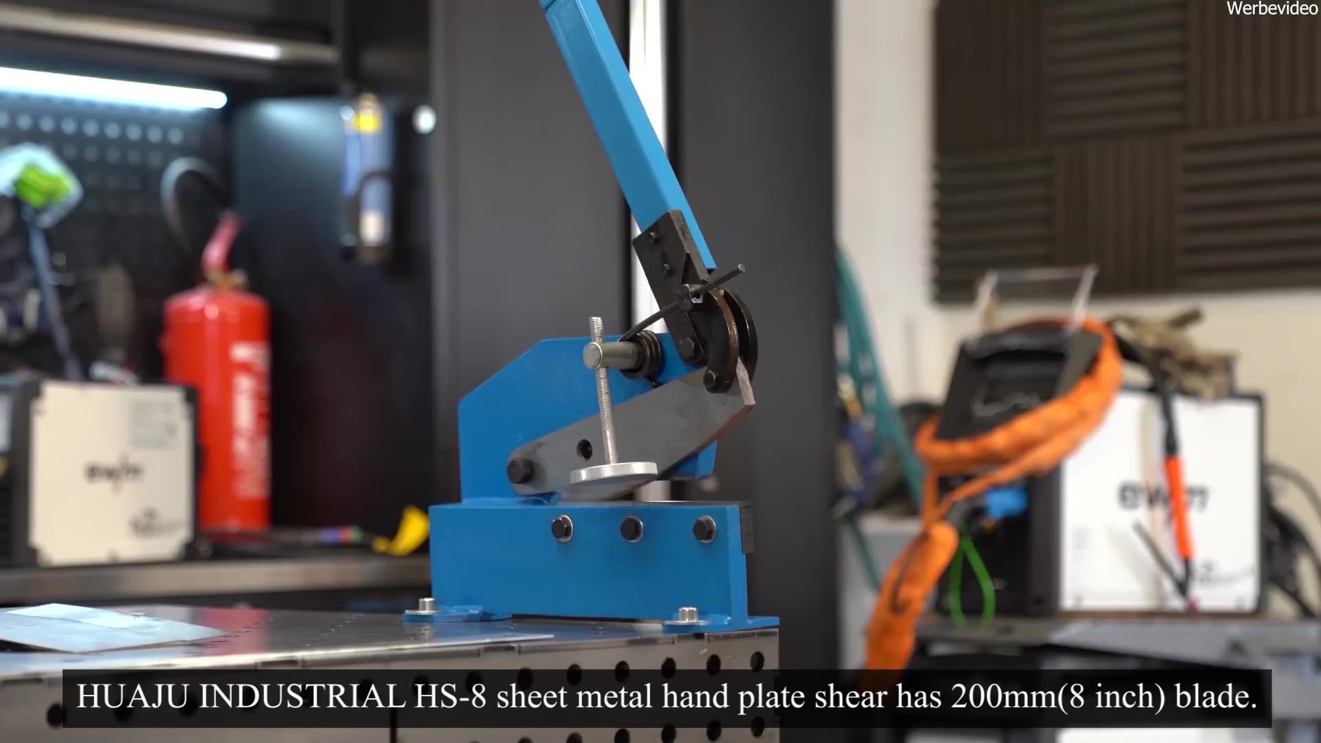 Huaju Industrial Hs12 Table Hand Lever Shear Tools Manual Cutting Machines Sheet Metal Plate