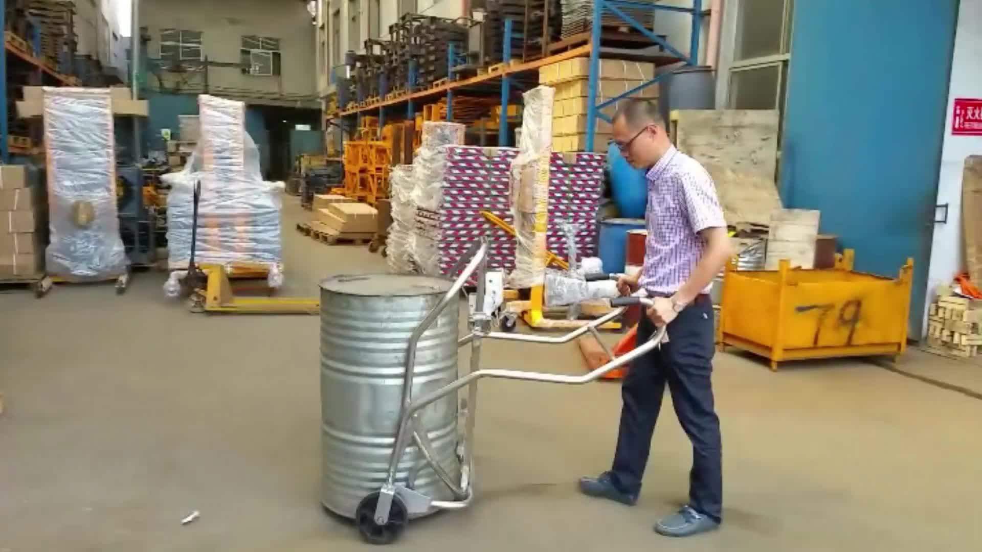 Sinolift De500 Capacity 500kg Stainless Steel Portable Hand Drum