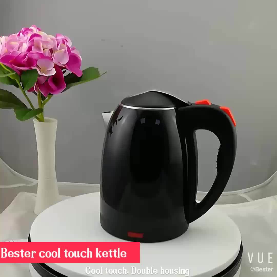 1.8l Double Wall Safe Lock Automatic Opening Lid Electric Water Kettle