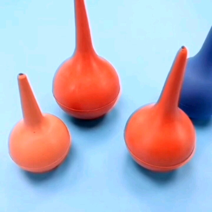 Factory 60ml Hand Bulb Syringe Ear Ball Rubber Washing Squeeze Bulb Lab