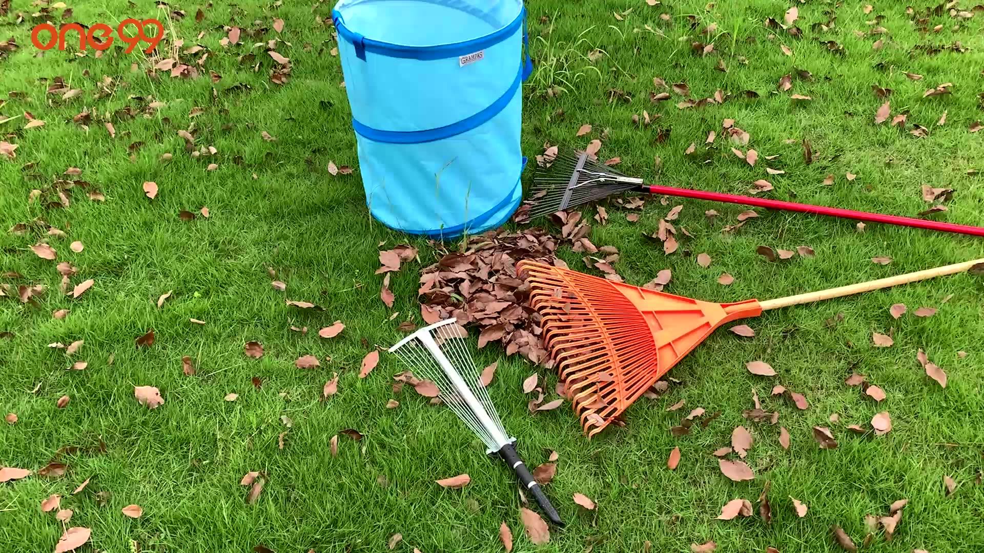 One99 Wholesale Plastic Garden Rake Head 20 Tooth Green Gardening Lawn