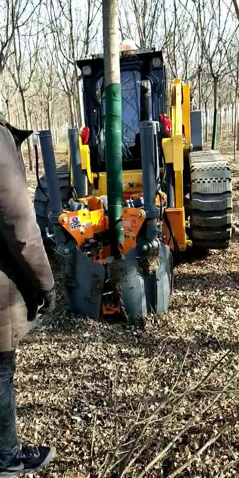 Tree Mover Transplanter Machine Hydraulic Tree Spade For Skid Steer ...