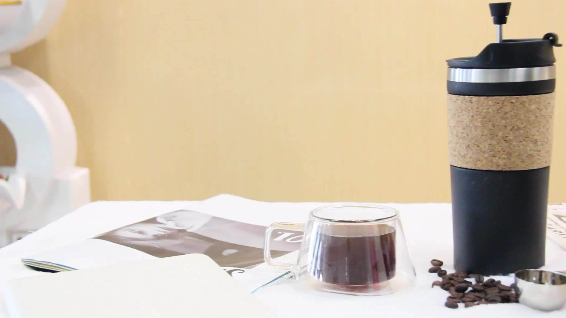 Wholesale Travel Stainless Steel Double Wall Thermos Coffee French