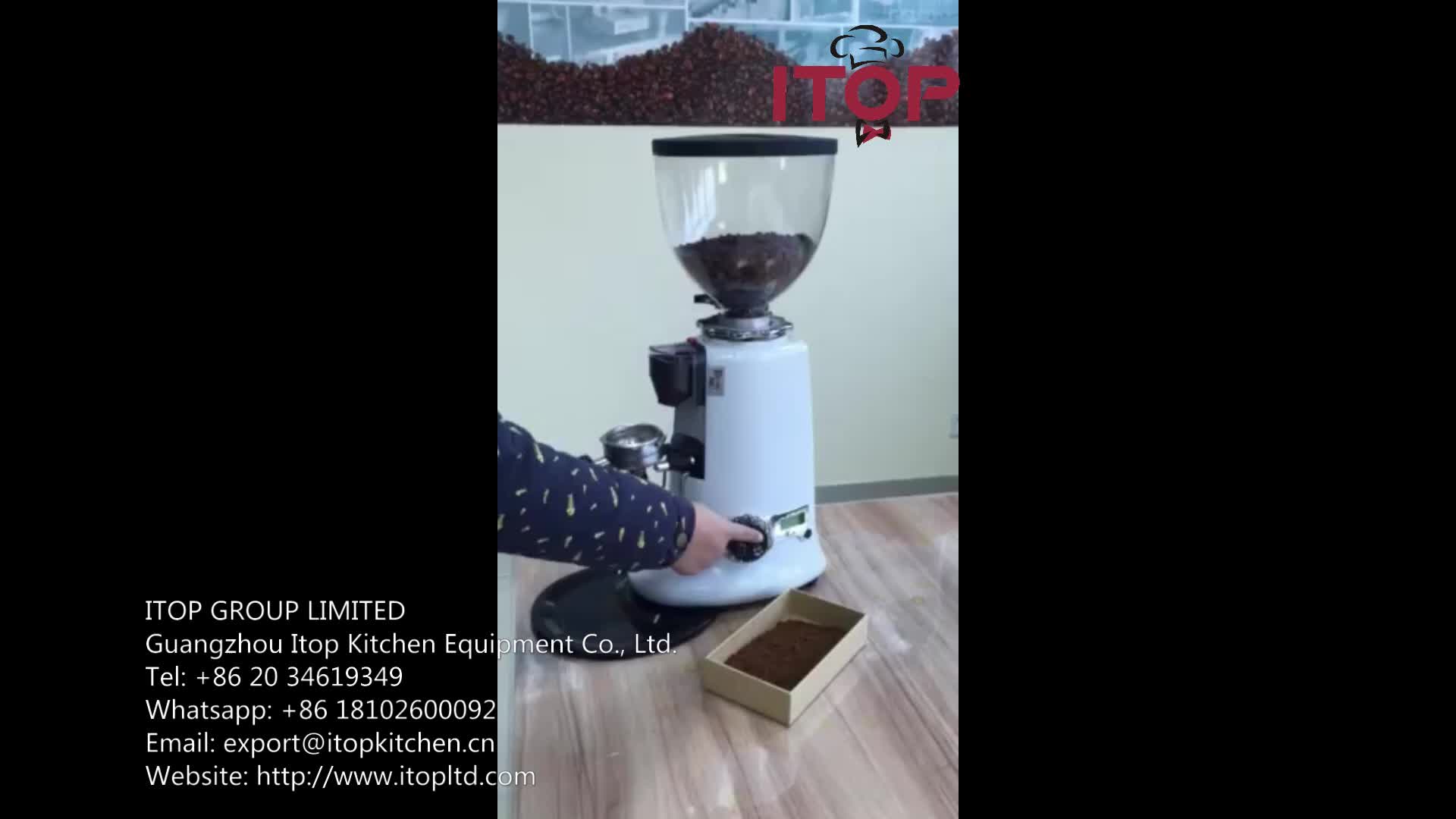 1.2kg Coffee Bean Hopper Professional Industrial Coffee Grinder Machine
