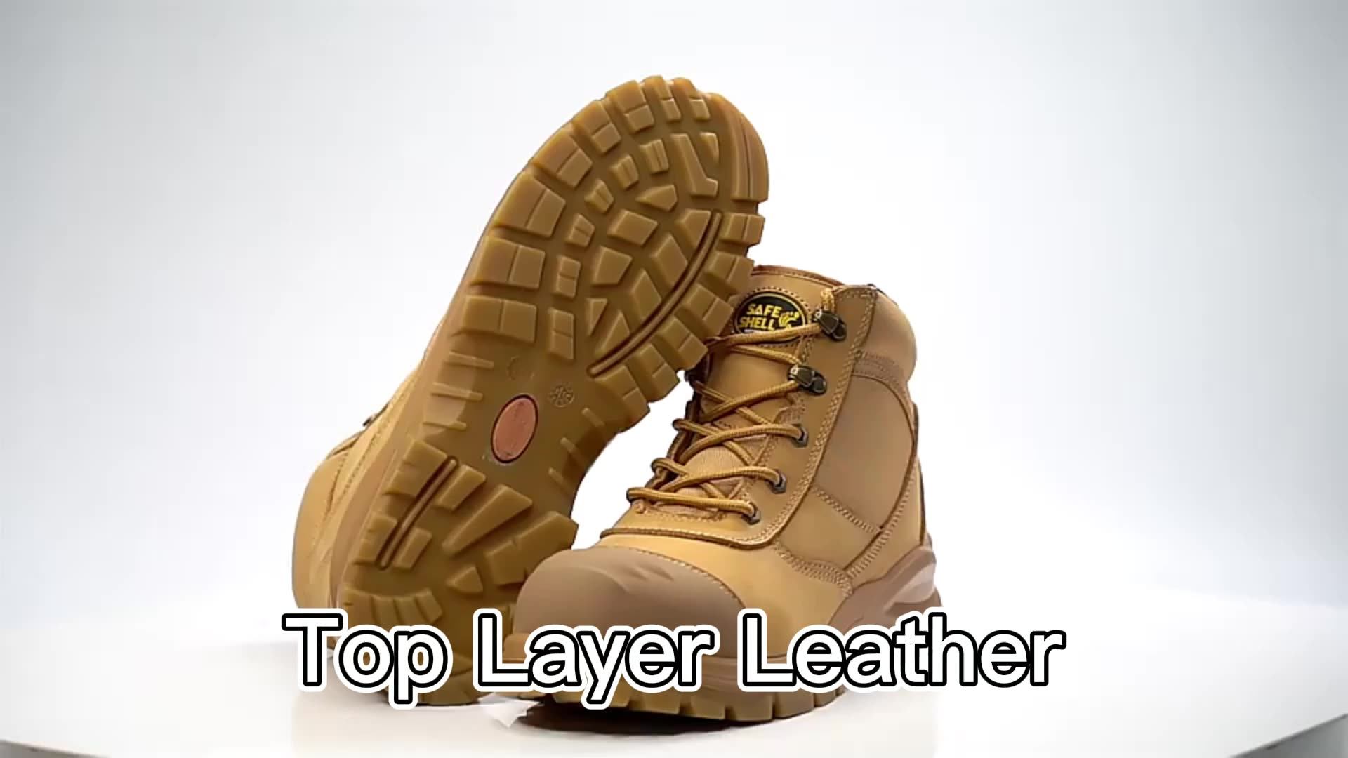 Goodyear Construction Nubuck Leather Cowboy Safety Boots / Work Boot