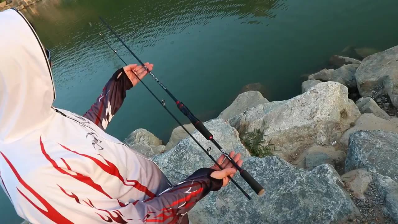 Beach Blanks 2 Section Rock Salt Water Ultra Light Fiberglass Spinning