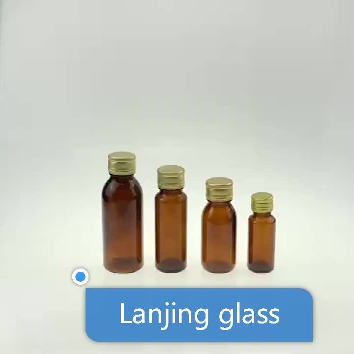 Wholesale 30ml Brown Syrub Glass Containers Amber Liquid Oral Liquid