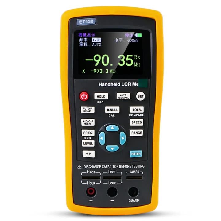 Et430 Handheldlcr Meter 100khz Lcrdigital Bridge Meter Capacitance