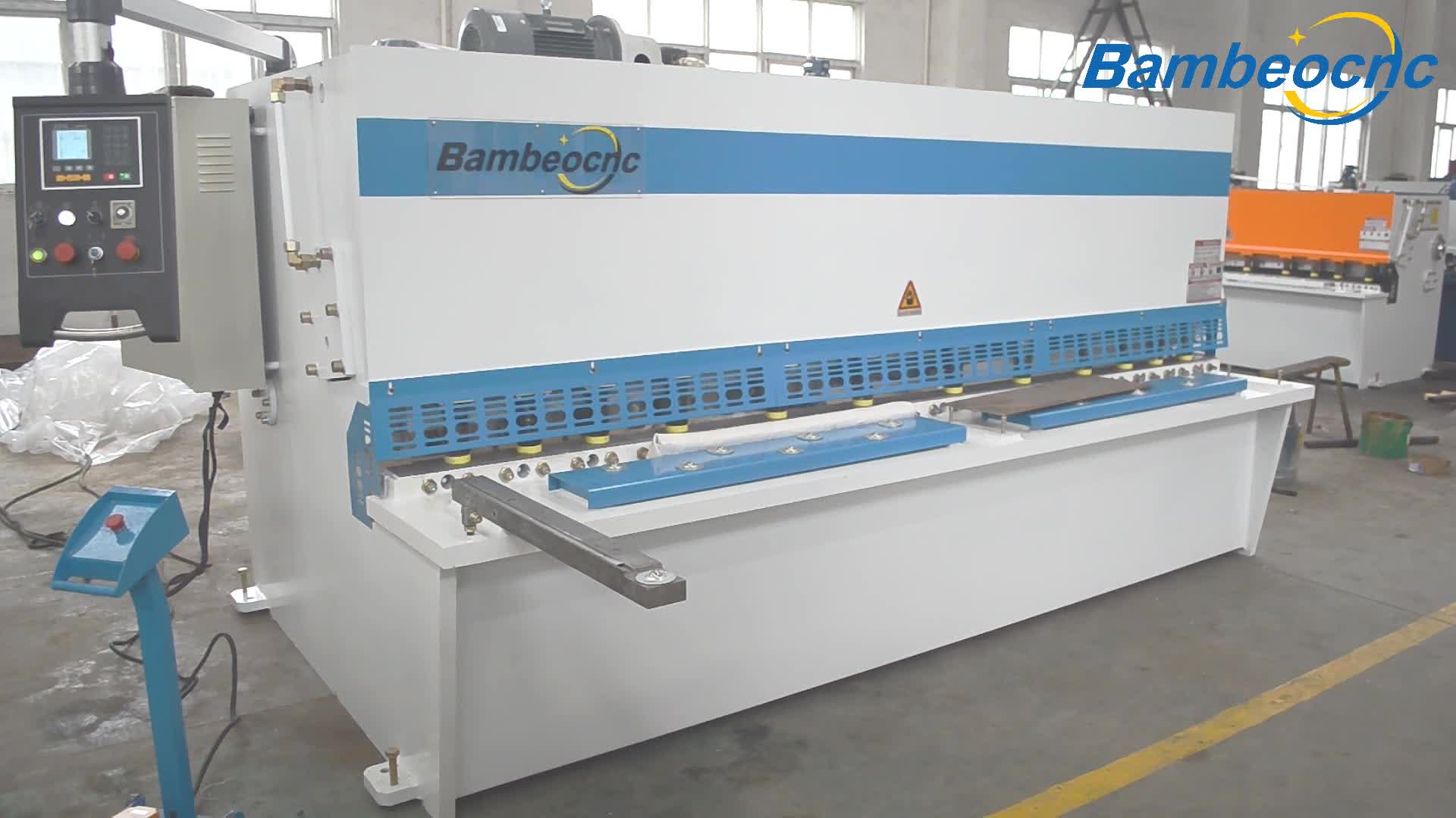 Qc12y 4x2500 Sheet Metal Shearing Machine Steel Plate Cutter Manual