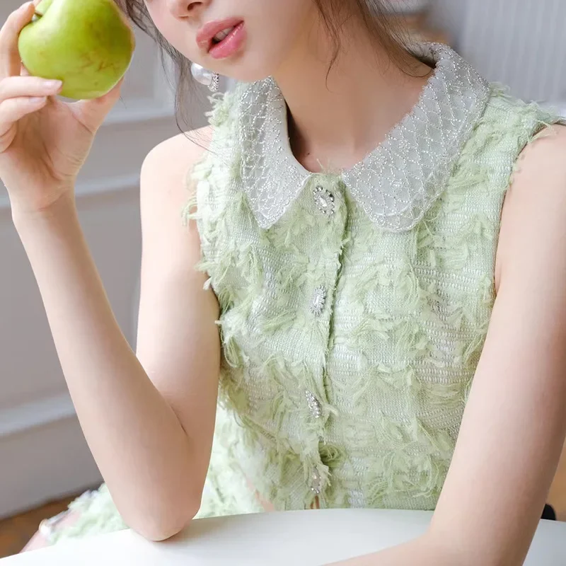 Đầm maxi nữ thắt eo tay loe họa tiết hoa nhí — Tom dunduur chi tiết 5