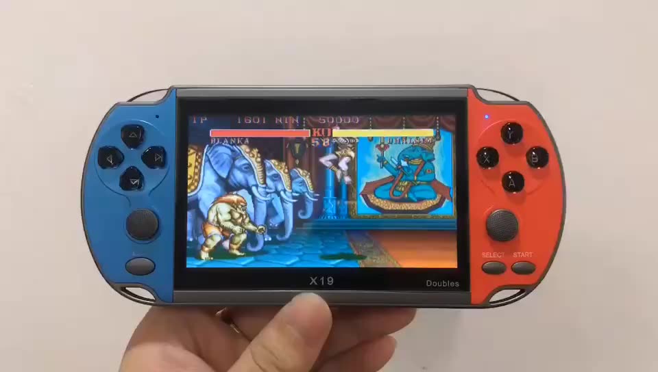 Retro X19 Handheld Game Console 4.3 Inch Screen Video Game Player Real