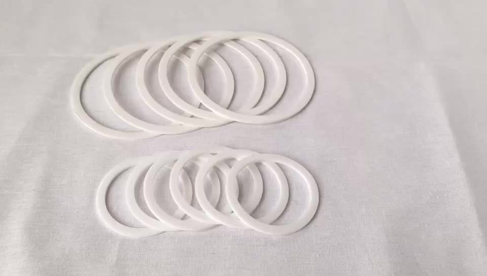 Ptfe Gaskets High Thermo Stability Flat Plastic Rings Cylinder Seal