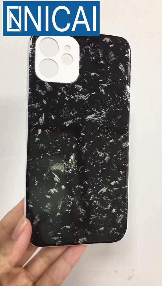 NICAI Phone Wrap Skin Durable Forged Carbon Fiber Vinyl