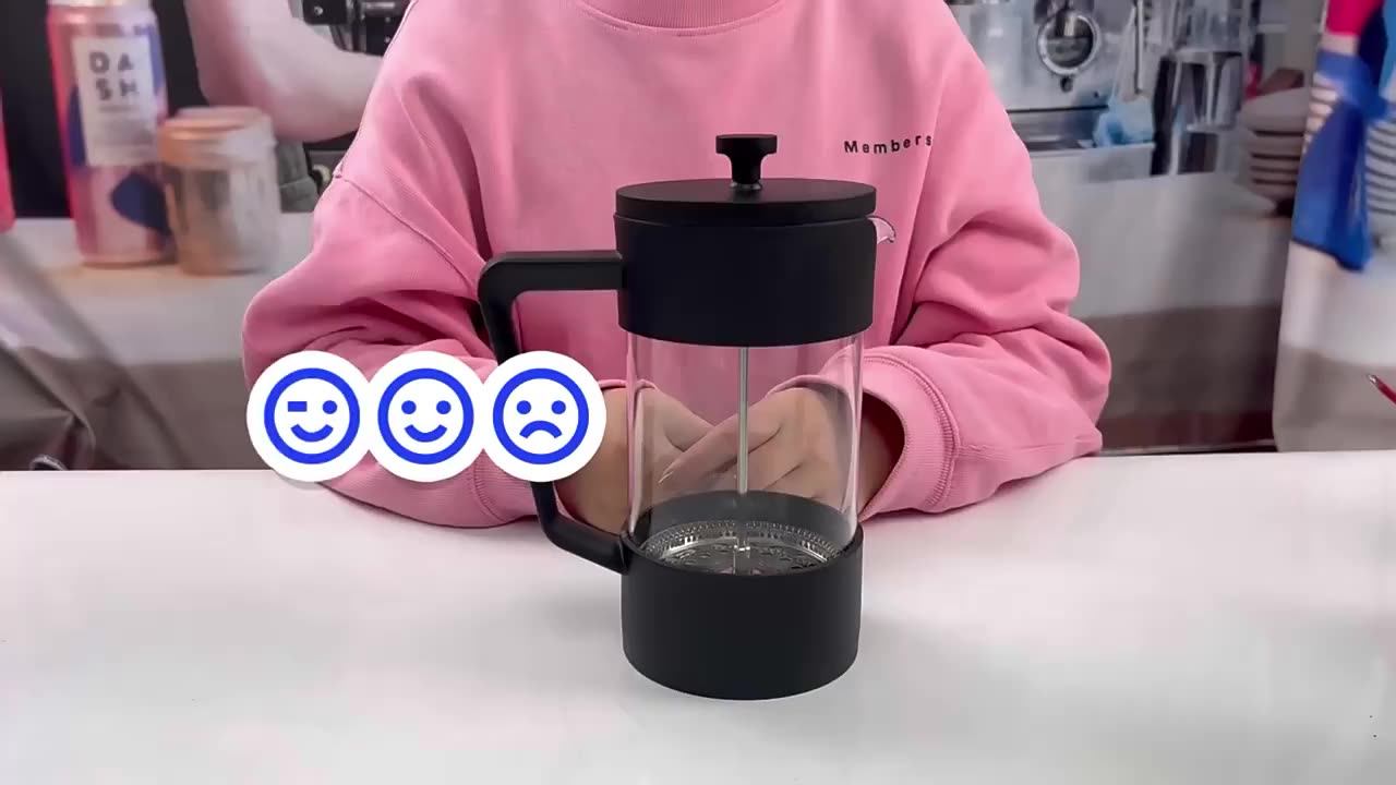 Seecin Hand Brew Coffee French Press 2stage Filtration System Coffee