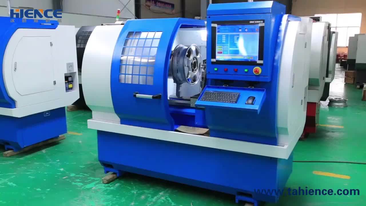 Horizontal Automatic Aluminum Alloy Wheel Polish Repair Machine Lathe