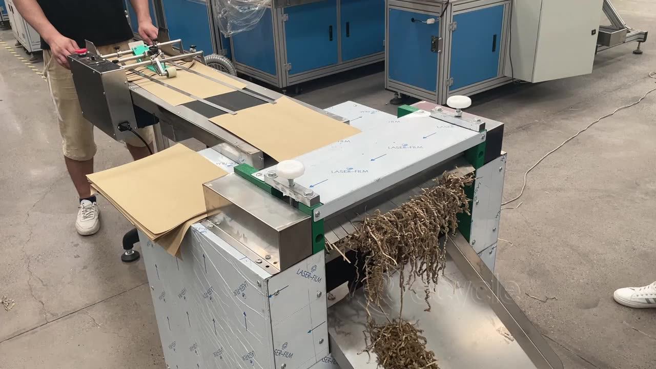 Crinkle Filler Paper Machine Shredder Confetti Cut Machinery Machines