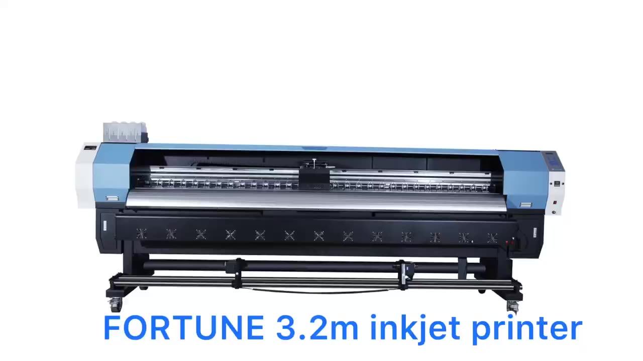 Inkjet Vinyl Sticker Printer Eco Solvent Printer 3.2m With I320 Head