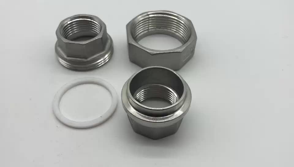 Hydraulic Equal Dn50 Stainless Steel Union Dimensions Pipe Using