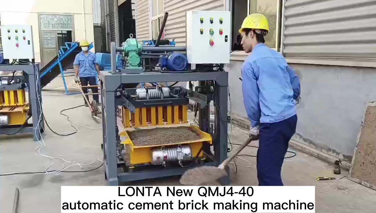 Lonta Qmj440 Interlocking Brick Machine Ghana Congo Presse Brique