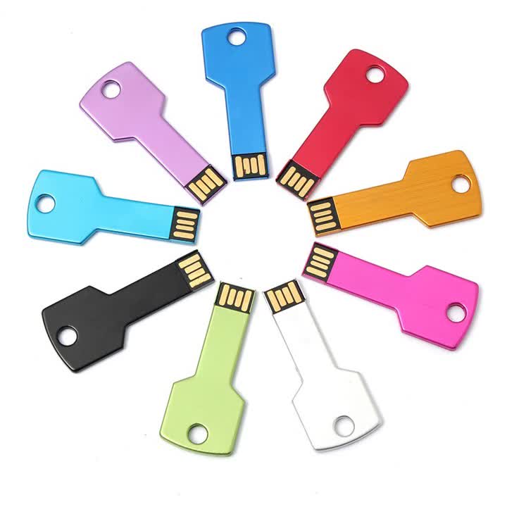2018 Promotional Colorful Usb Stick Printing Metal 4gb 8gb 16gb 32gb