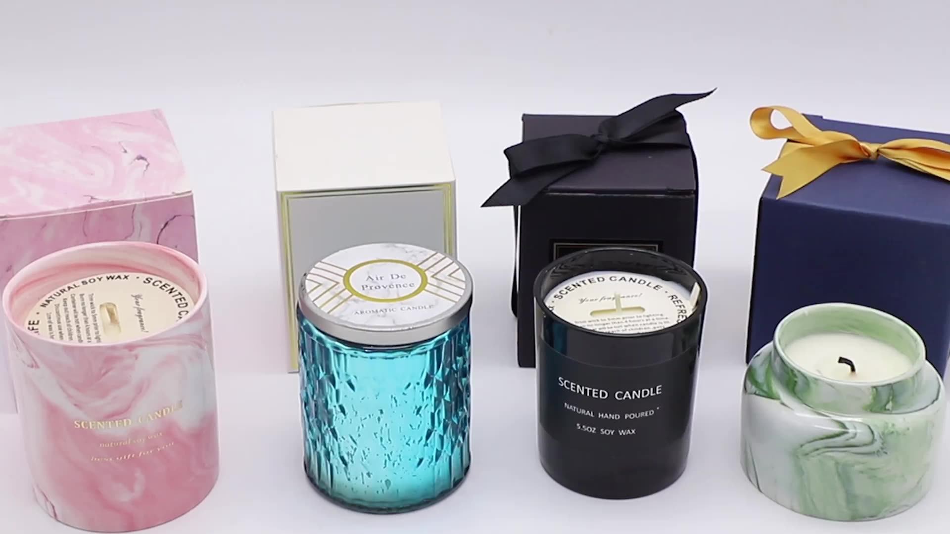 Private Label Wholesale Custom Natural Scented Candle Aromatherapy Jar